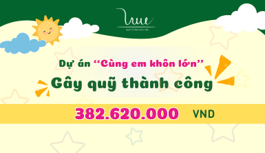 Dự án “Cùng em khôn lớn” GÂY QUỸ THÀNH CÔNG cho năm học 2024-2025